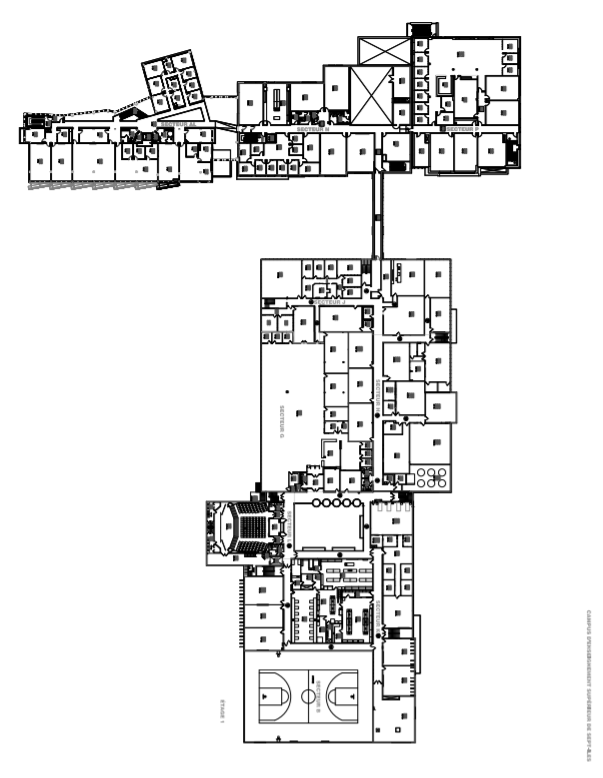 Plan du collège (1er étage)