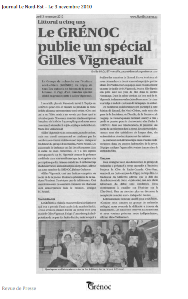 Revue de presse GRÉNOC - page 23