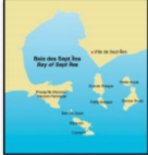 Carte représentant la Baie de Sept-Îles