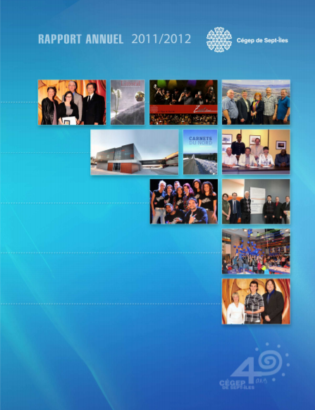 Page titre du rapport annuel 2011-2012