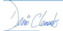 Signature de monsieur Denis Clements