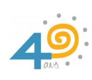 Logo du 40e anniversaire du cégep